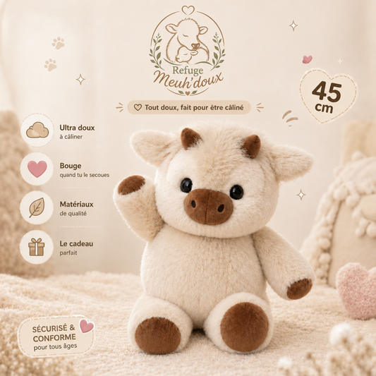 Peluche Meuh'doux