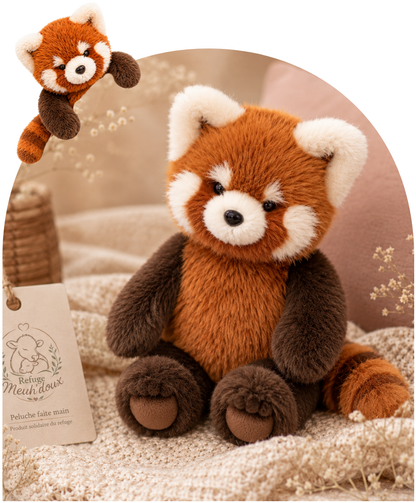 Peluche Meuh'doux faite main
