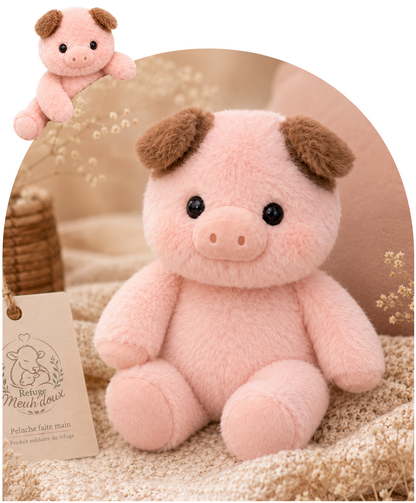 Peluche Meuh'doux faite main